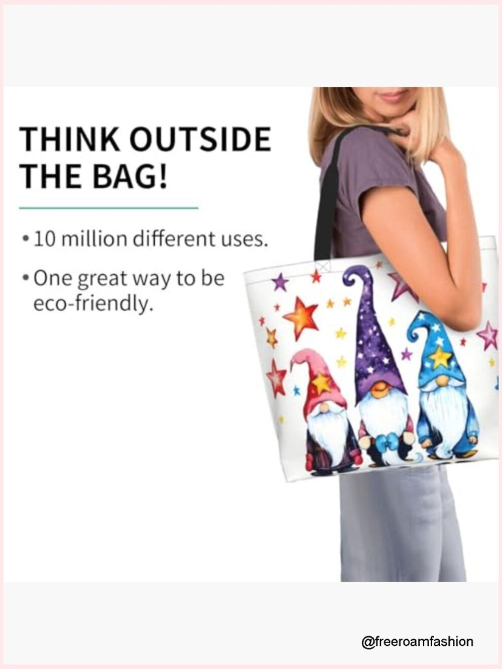 Large Tote Shoulder Bag Durable Water Repellent Polyester Lightweight Daily Use - Picture 3 of 7